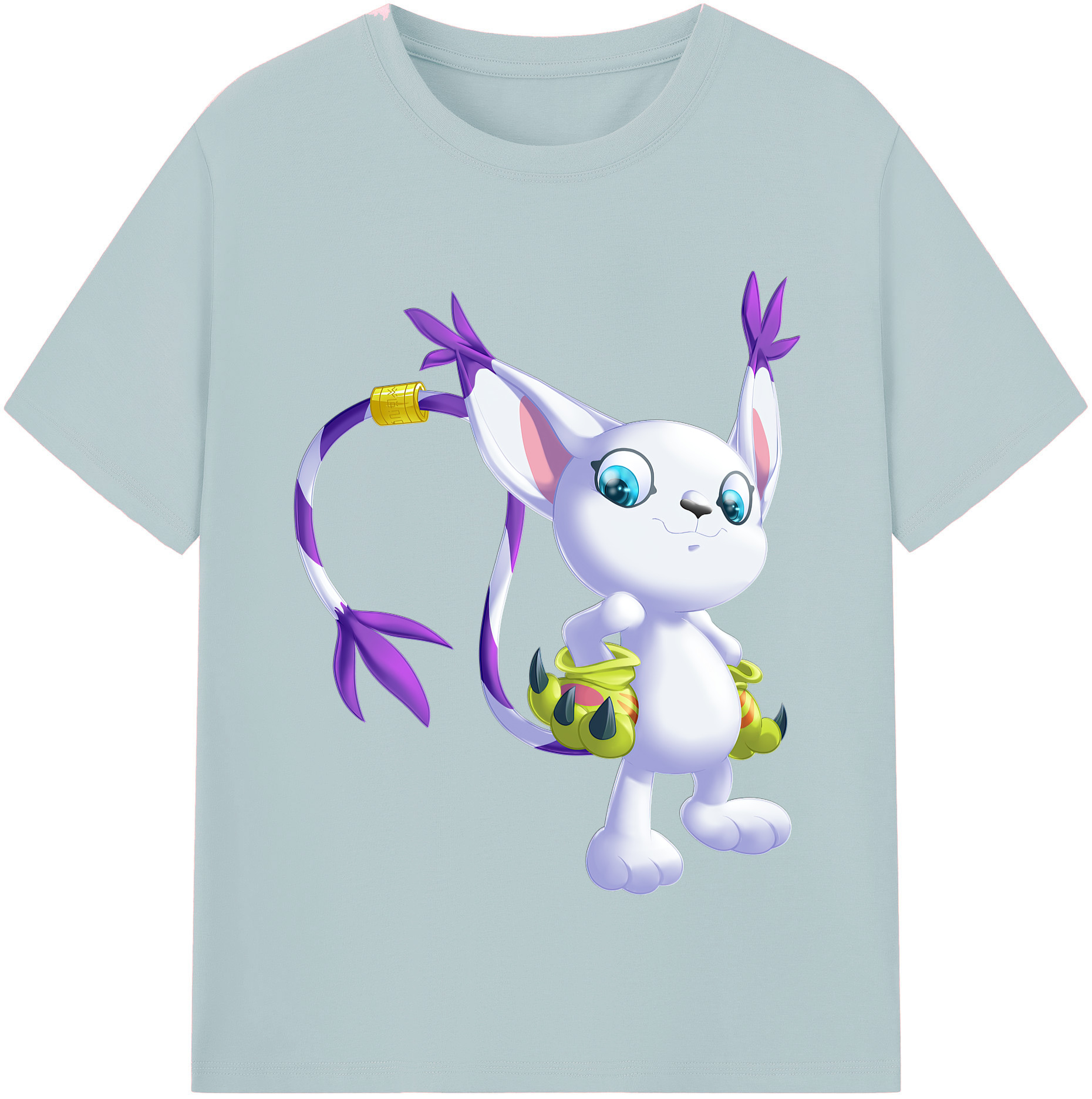 （画像用） Digimon デジタルモンスター/デジモン 綿100％半袖Tシャツ（フロントプリント）
